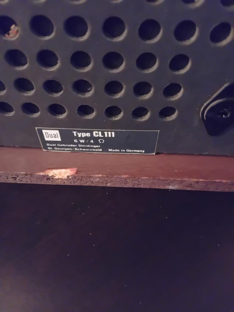 Dual CL 111 luidsprekers, Audio, Tv en Foto, Ophalen of Verzenden