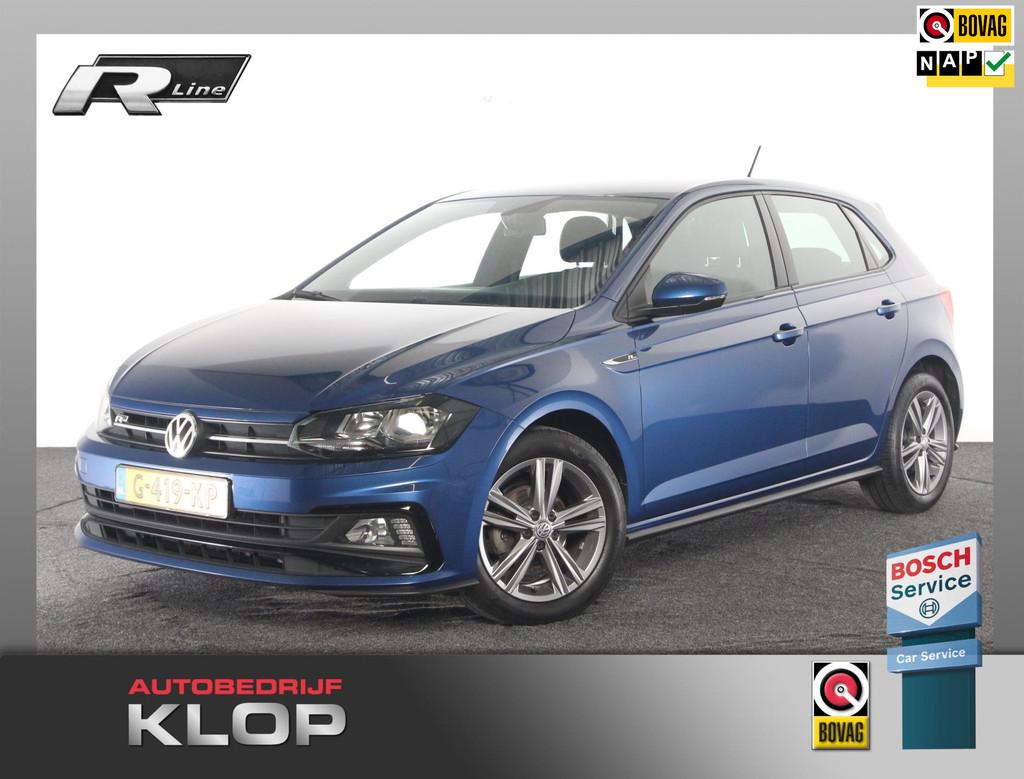 Volkswagen Polo 1.0 TSI R-line 2X / Key-less / Camera / Navi, Stof, Gebruikt, Euro 6, 95 pk