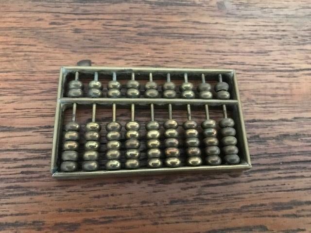 klein koperen chinees telraam, Ophalen of Verzenden