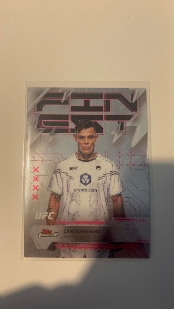 Caio Borralho RARE | TOPPS UFC FINEST 2025, Ophalen of Verzenden, Nieuw, Losse kaart