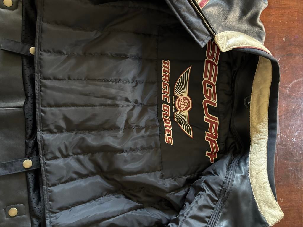 Segura Magic Motos leren motorjas – Maat L | Gelimiteerd, Motoren, Ophalen, Tweedehands, Jas | leer