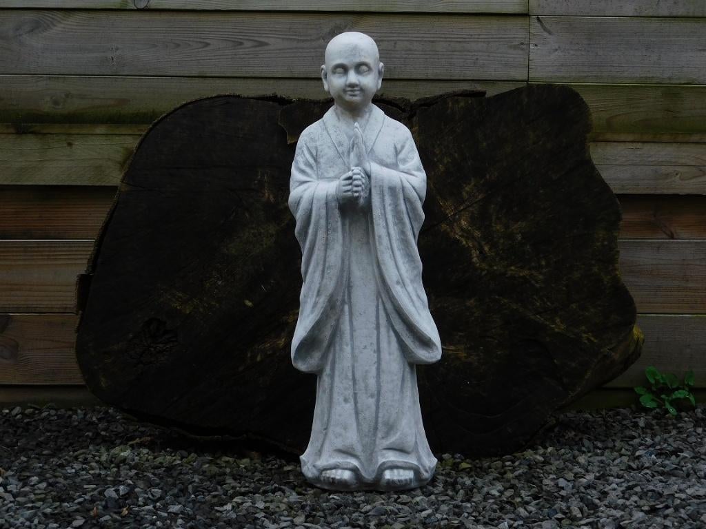 Groetende Monnik - vol steen, Steen, ., Nieuw, Ophalen of Verzenden