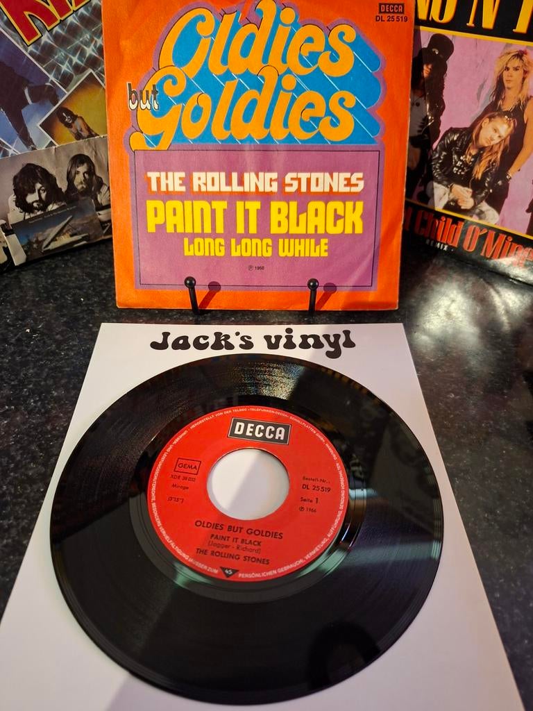 The Rolling Stones - Paint It Black    1972, Cd's en Dvd's, Vinyl | Rock, Ophalen of Verzenden, Zo goed als nieuw, 7 inch, Poprock