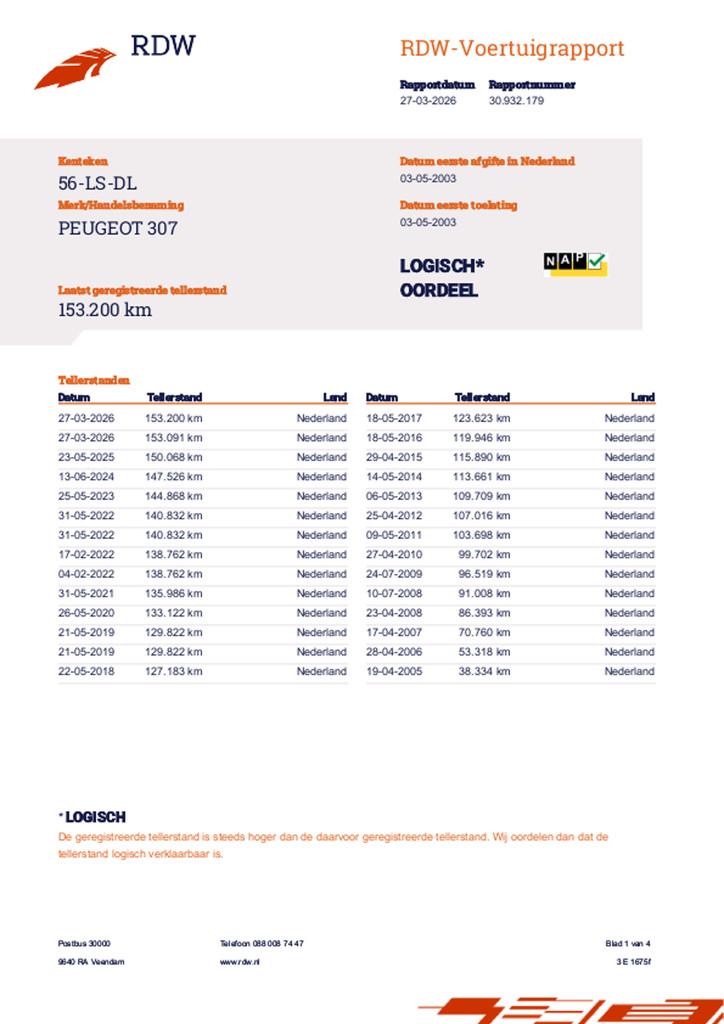 Peugeot 307 1.6-16V XS CRUISE/CLIMA/TREKHAAK/RIJDT PERFECT/N, Auto's, Voorwielaandrijving, Stof, Gebruikt, Zwart