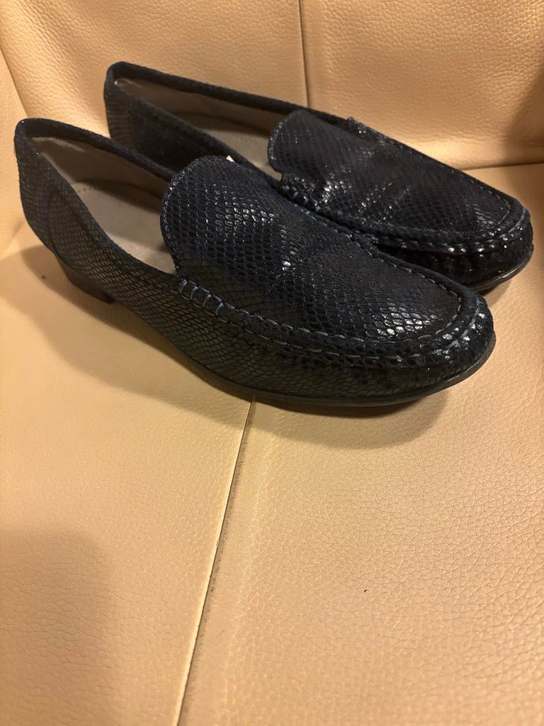 Ara instappers maat 41, Kleding | Dames, Schoenen, Ophalen of Verzenden, Gedragen, Blauw, Instappers