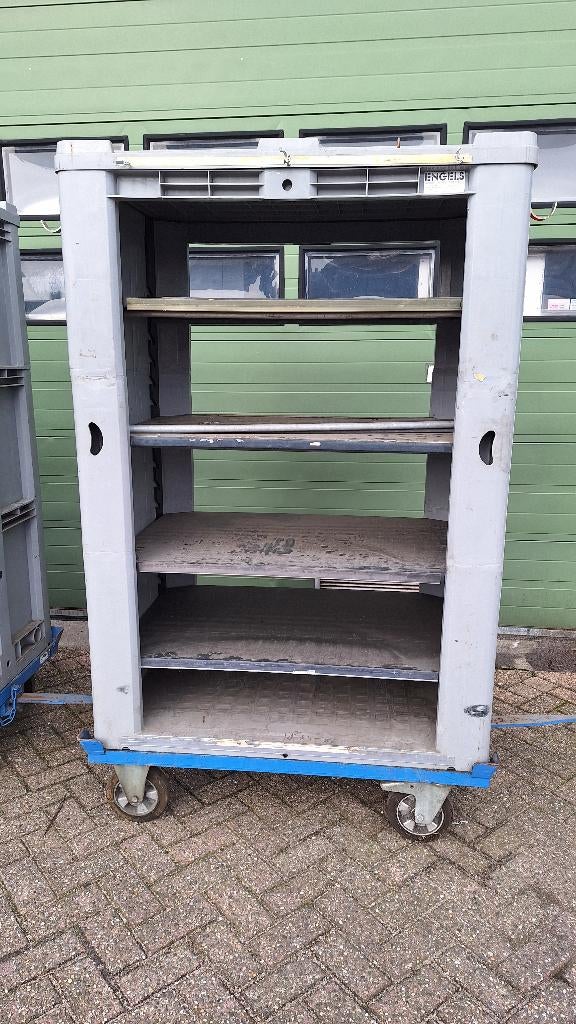 magazijnwagen , vakkenwagen kastwagen, Doe-het-zelf en Verbouw, Transportwagens, Ophalen, Gebruikt, Transportkar, 100 liter of meer