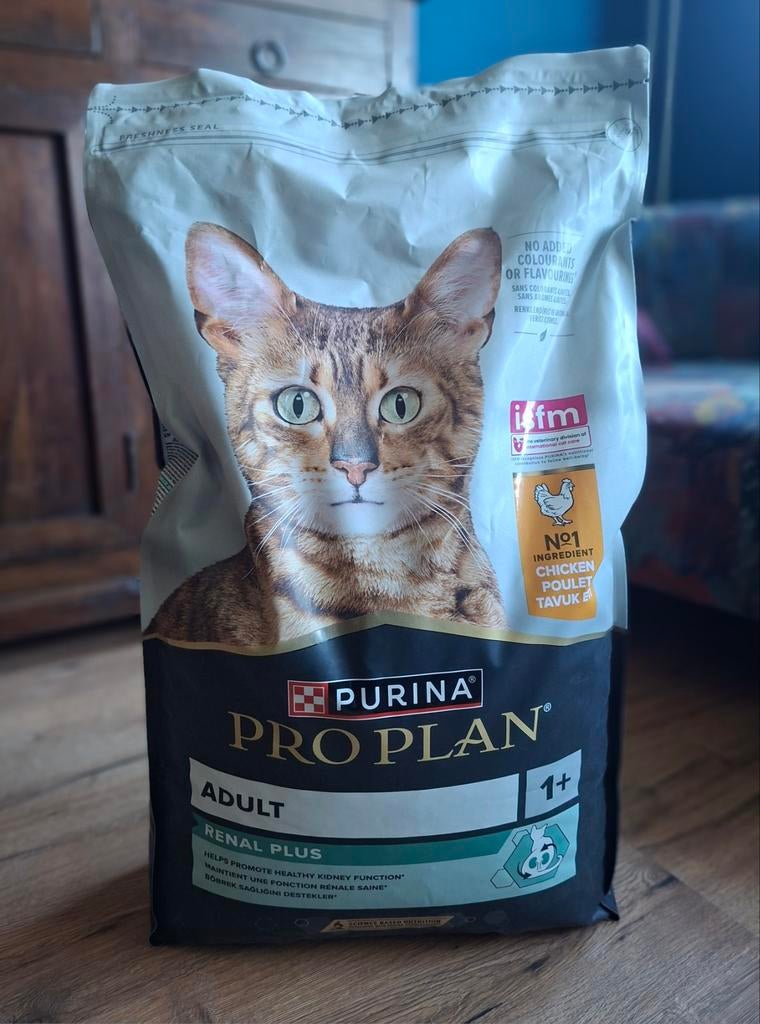 Purina Pro Plan Renal Plus Adult Chicken 10kg ongeopend, Dieren en Toebehoren, Ophalen, Kat