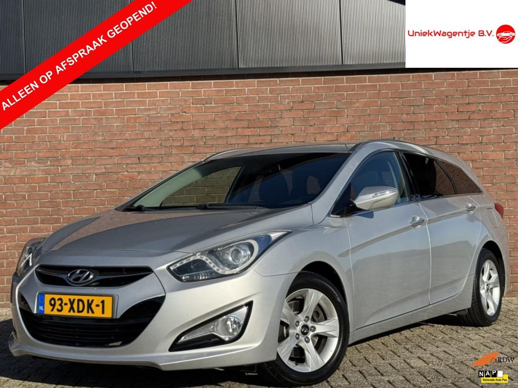 Hyundai i40 Wagon 2.0 GDI I-MOTION | NL-AUTO! | 1E EIGENAAR!, Auto's, Euro 5, Stof, Zwart, 4 cilinders