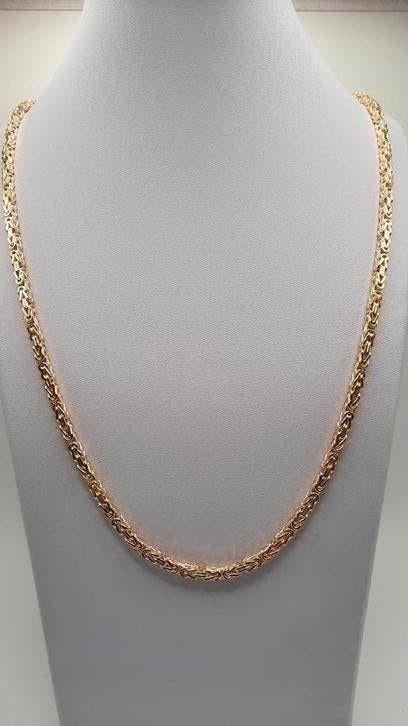 gouden Koningsketting 14kt, Www.bredajuwelier.nl, Nieuw, Ophalen of Verzenden, Www.bredajuwelier.nl