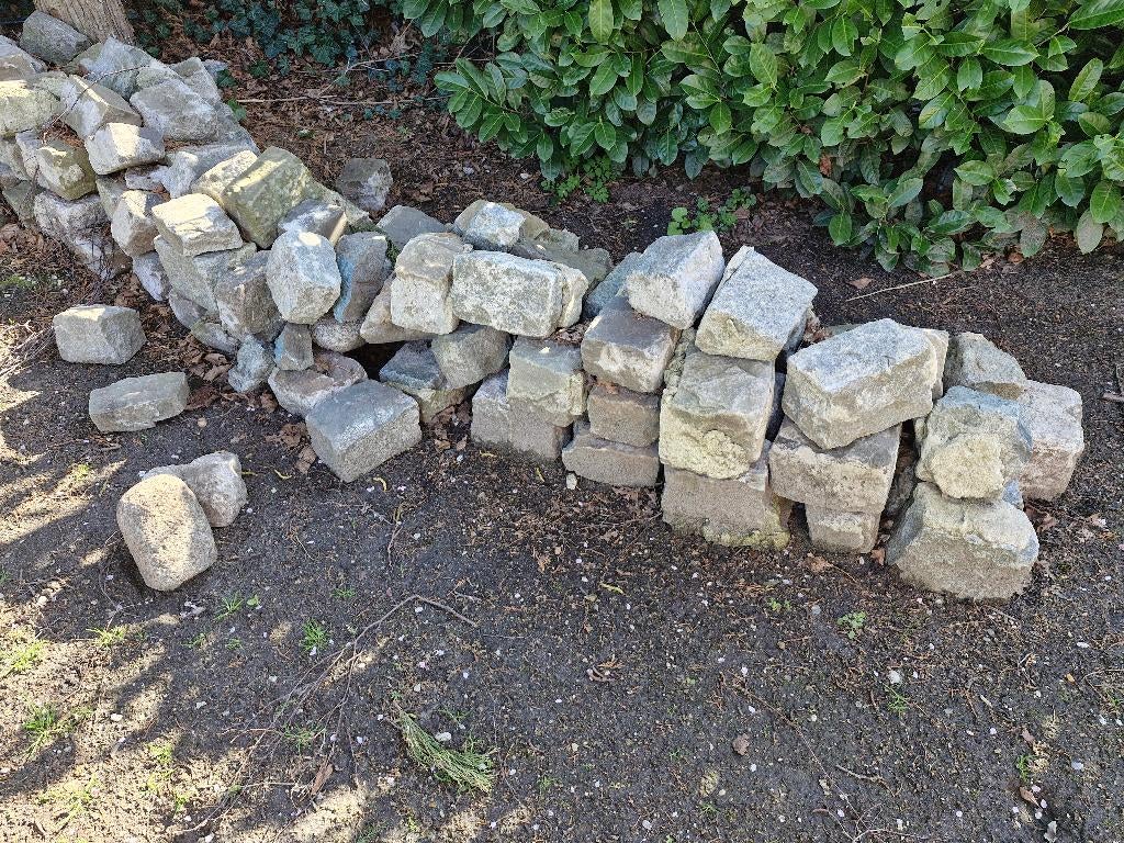 Stapelblok natuursteen, Tuin en Terras, Ophalen, Gebruikt, Blok, Natuursteen