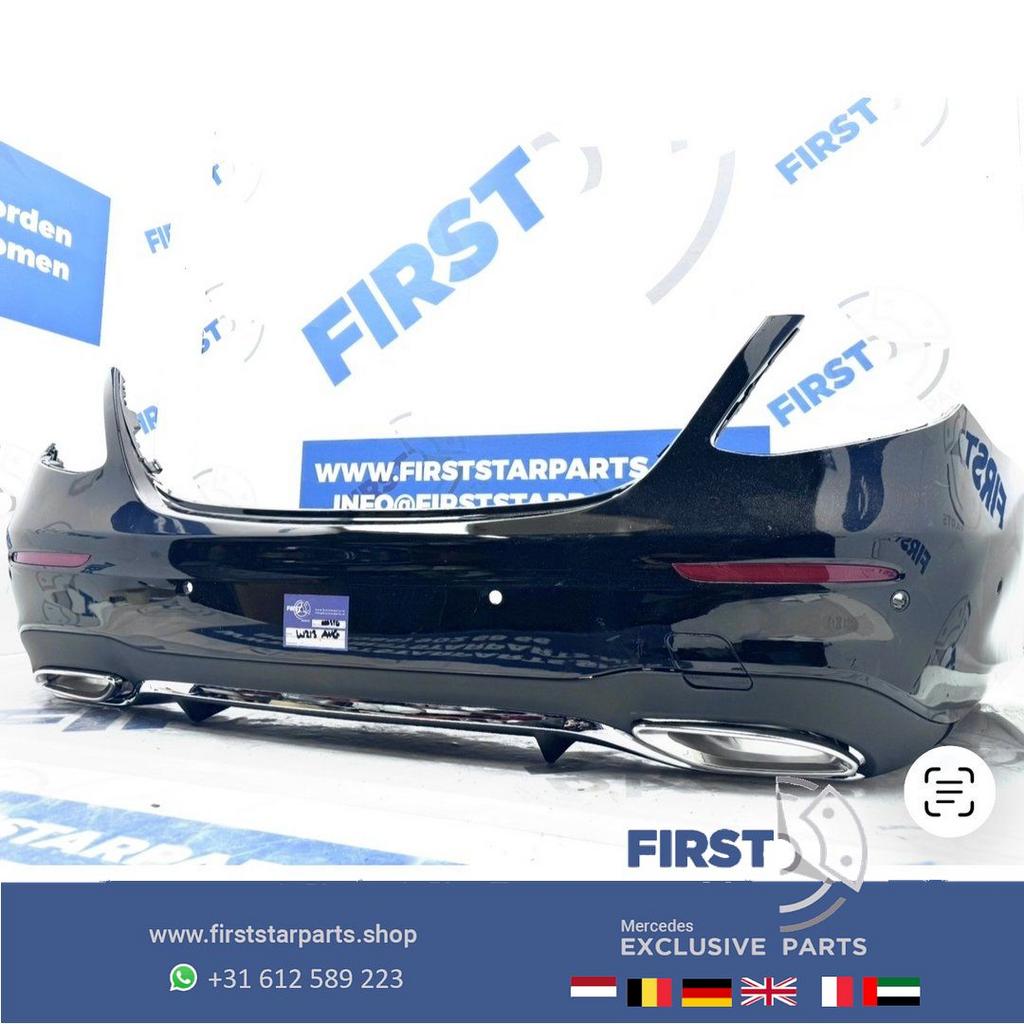 W213 E KLASSE ACHTERBUMPER A2138851801 2016-2021 AMG ZWART W, Auto-onderdelen, Carrosserie en Plaatwerk, Gebruikt, -, Ophalen of Verzenden