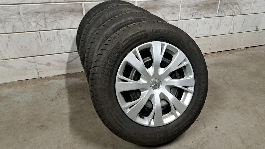 Zomerbanden 308 2008 307 Partner C4Cactus Berlingo 195/65/15, Auto-onderdelen, Banden en Velgen, Gebruikt, 15 inch, Banden en Velgen