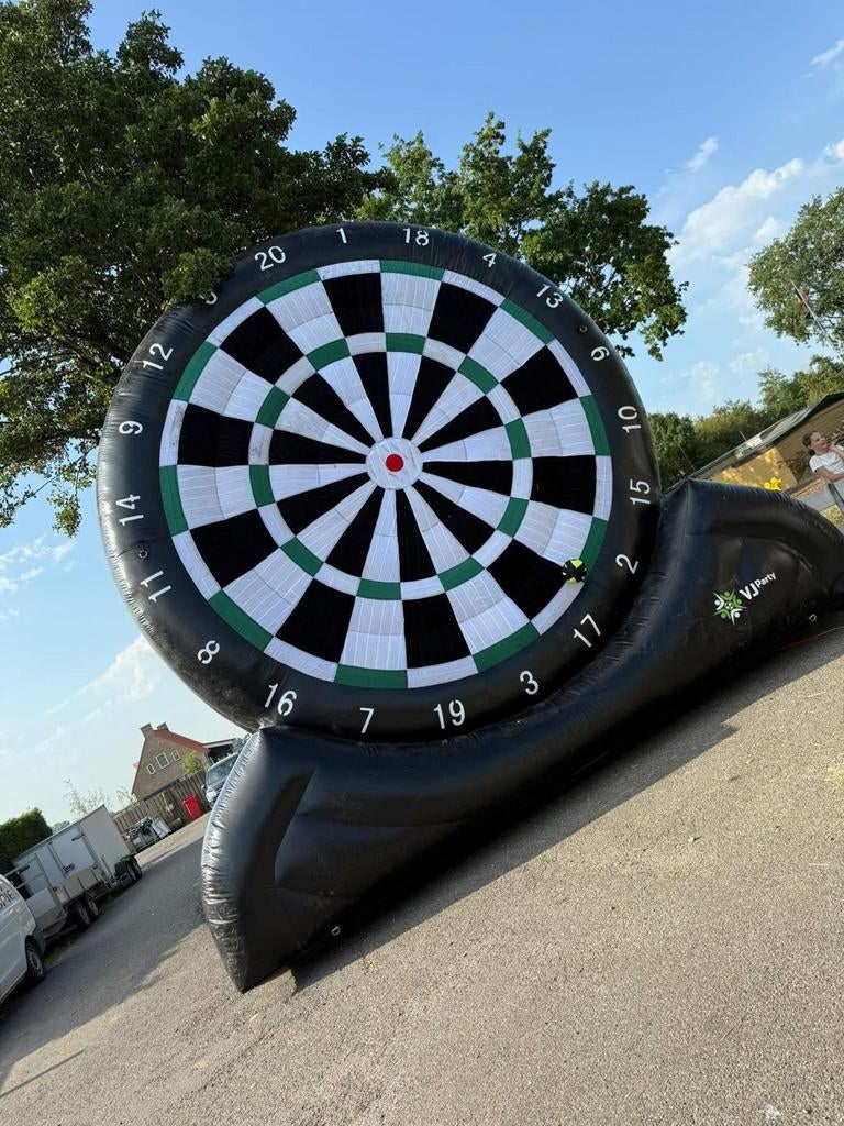 Te Huur; Voetbal Dartbord, Hobby en Vrije tijd, Feestartikelen | Verhuur, Ophalen, Zo goed als nieuw, Overige
