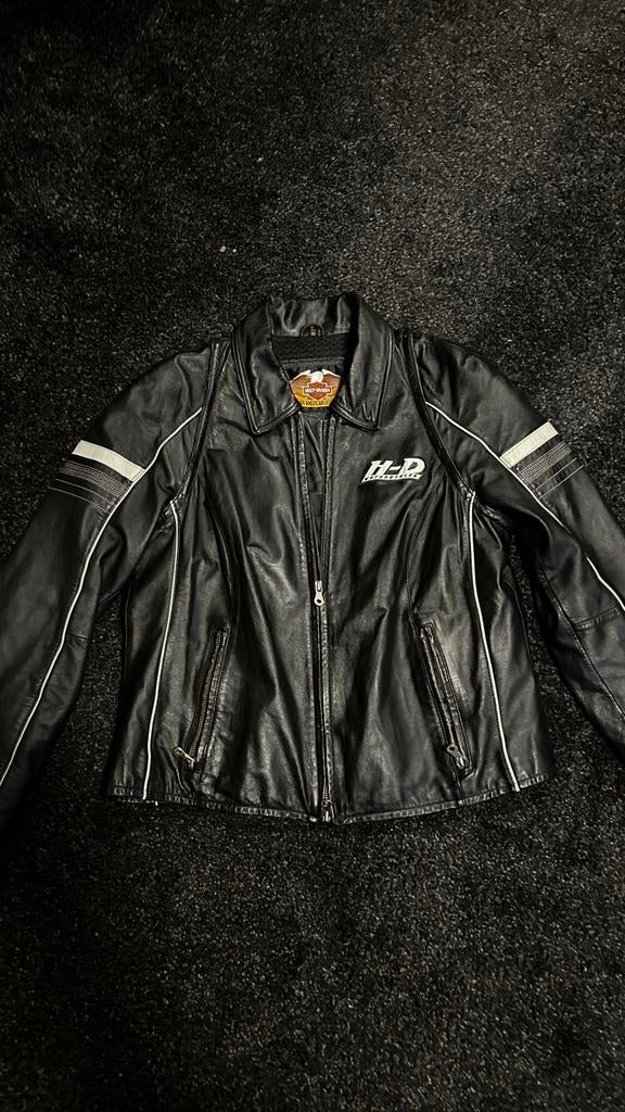 Dames harley davidson jas maat L, Motoren, Kleding | Motorkleding, Ophalen of Verzenden, Tweedehands, Dames, Jas | leer