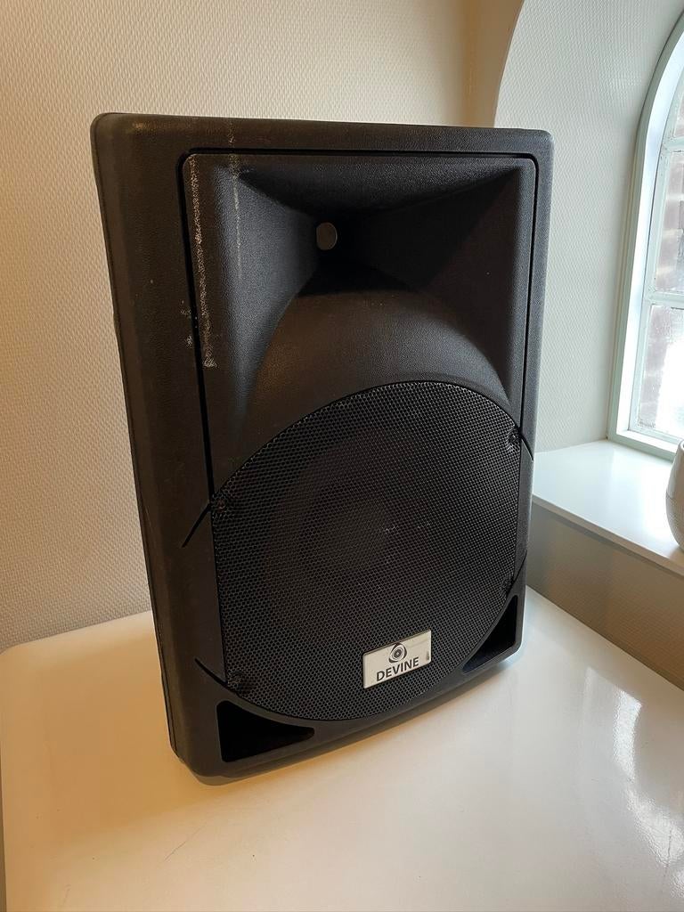 2x Devine Artis 12A actieve speaker, Ophalen of Verzenden, Gebruikt, Minder dan 500 watt