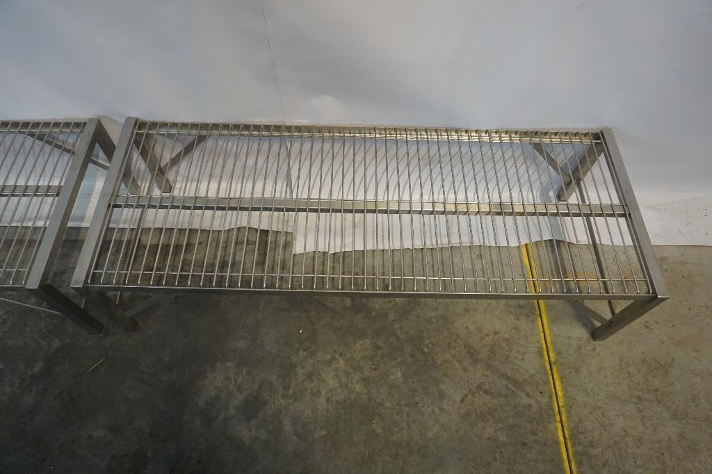 RVS Rek grillrek droogrek opbergrek rek, Ophalen, Gebruikt