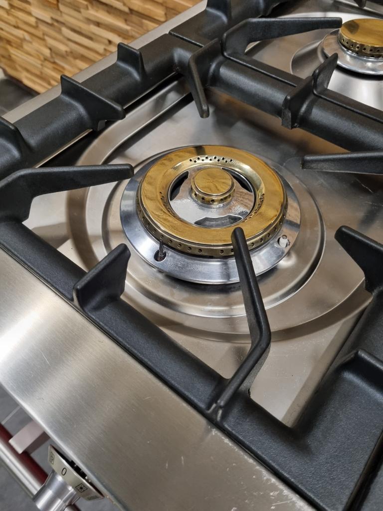 Luxe Fornuis Boretti Majestic 120cm rood Coupe de Feu, Niet ingevuld, Niet ingevuld, Ophalen of Verzenden, Zo goed als nieuw