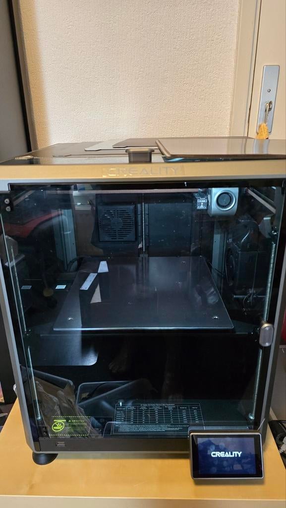 Creality K1 Max 3D printer met reserve onderdelen, droger, Ophalen, Ingebouwde Wi-Fi, Zo goed als nieuw