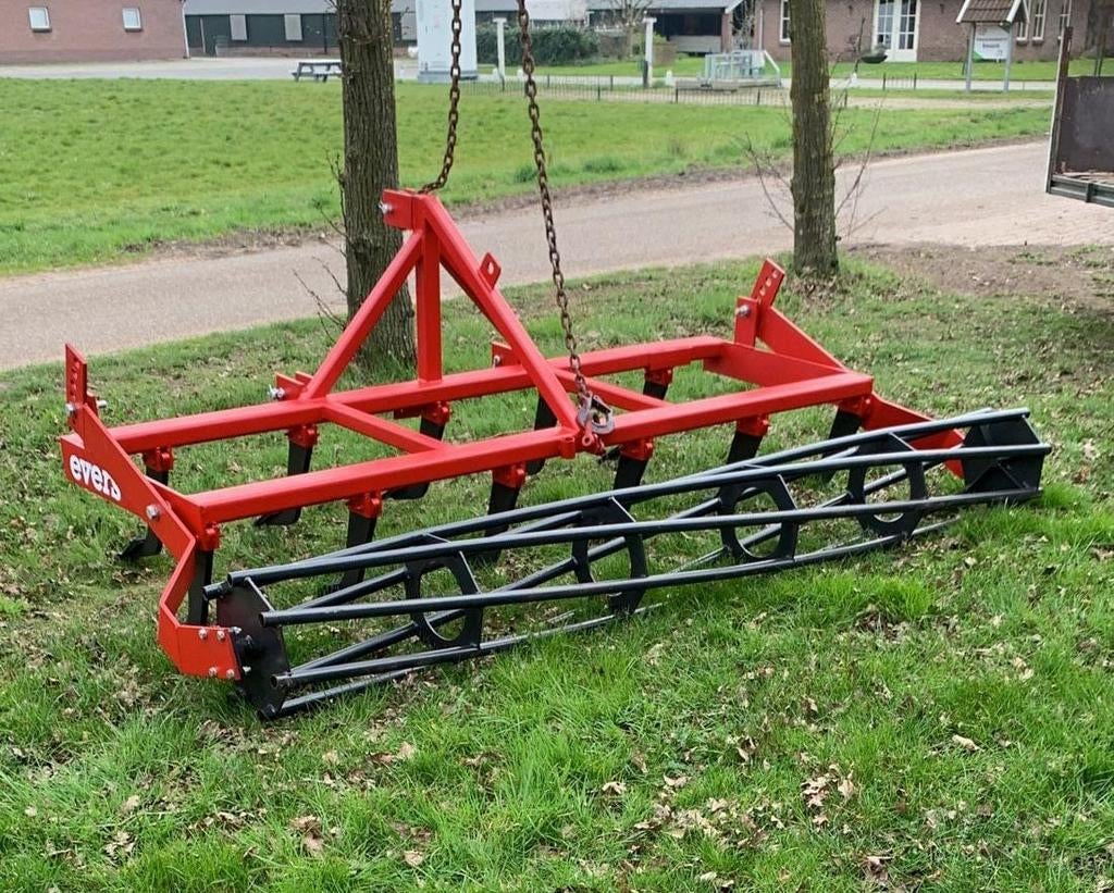 Evers cultivator 11 tanden woelerpakker, Ophalen, Akkerbouw, Grondbewerking
