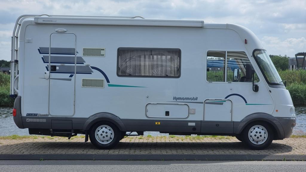 Hymer B 584, Caravans en Kamperen, Campers, Ringverwarming, Fiat, Bedrijf, Tot en met 3