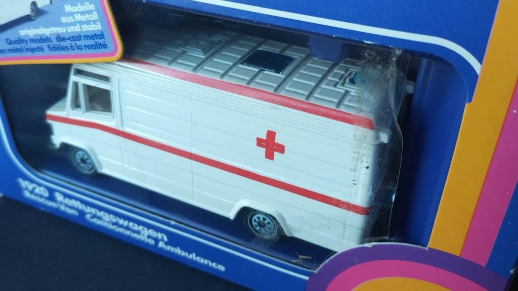 Mercedes Benz 809 D Ambulance Drk 1:55 Siku 1920 Po, Schlittenbacherstrasse 60 Lüdenscheid Germany, Auto, Verzenden, Nieuw