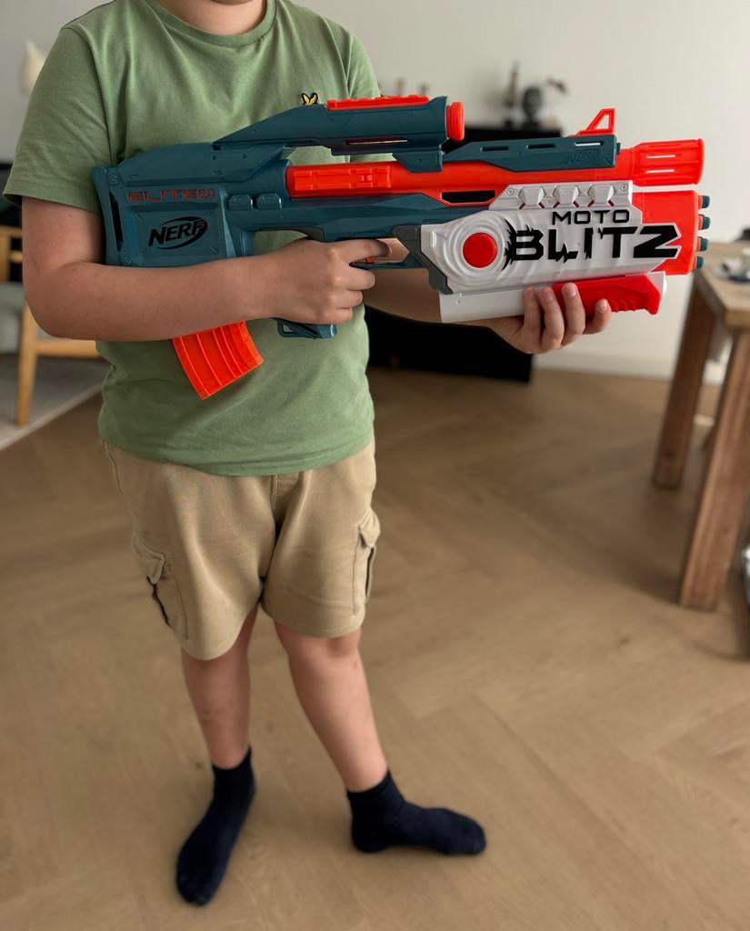 Nerf Elite 2.0 Moto Blitz met 39 pijltjes, Ophalen, Zo goed als nieuw
