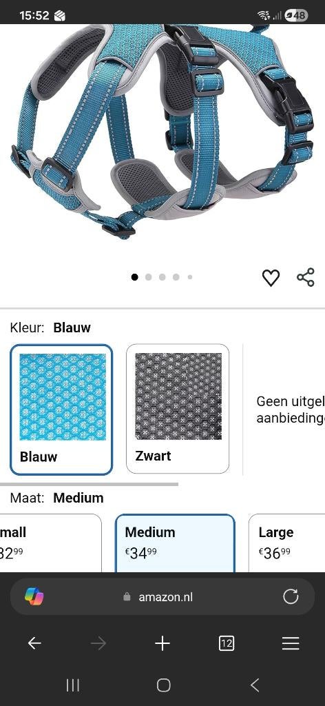 Honden tuigje, Ophalen of Verzenden, Zo goed als nieuw