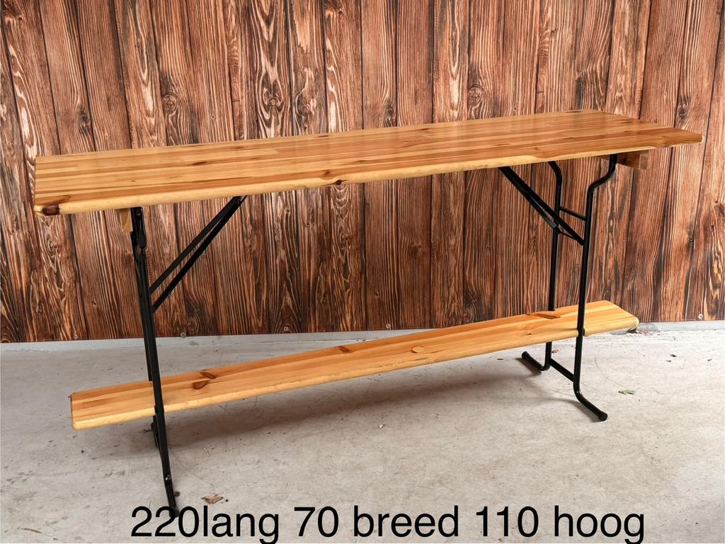 Statafel – Horeca / Feest / Mancave  inklapbaar, Ophalen, 200 cm of meer, 50 tot 100 cm, Zo goed als nieuw