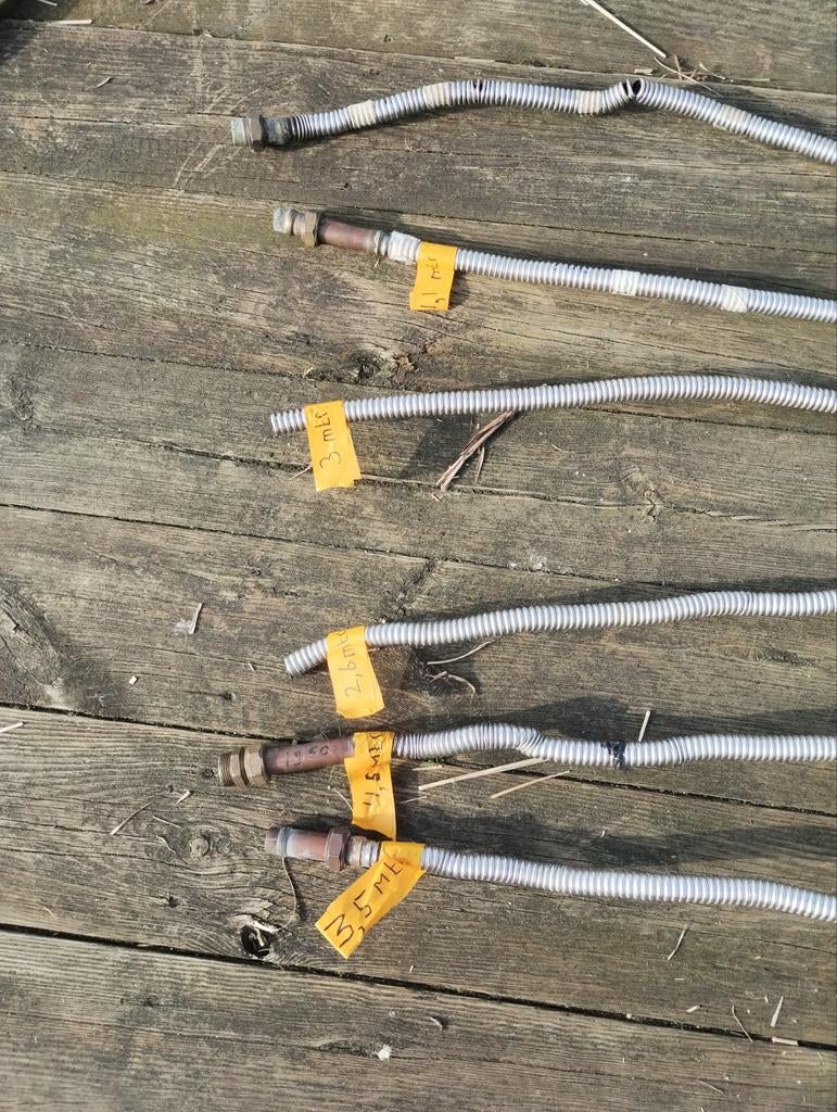 Ribbelbuis RVS DN16 (21,4x16) voor diverse toepassingen, Ophalen of Verzenden, Gebruikt, Kabel of Snoer