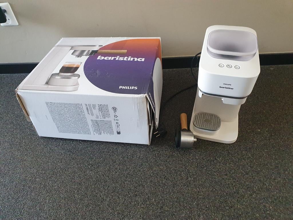 Philips Baristina Koffiemachine, Witgoed en Apparatuur, Koffiezetapparaten, Niet werkend, Koffiebonen, Koffiemachine, 1 kopje