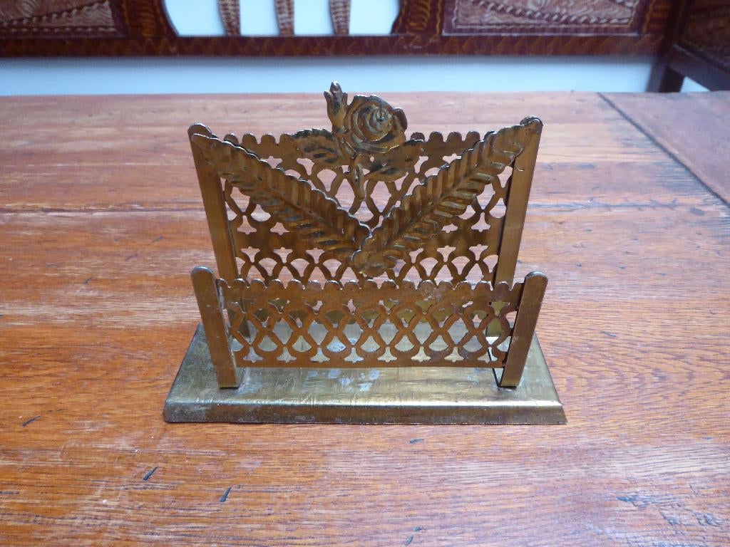 Vintage metalen brievenhouder, Ophalen of Verzenden