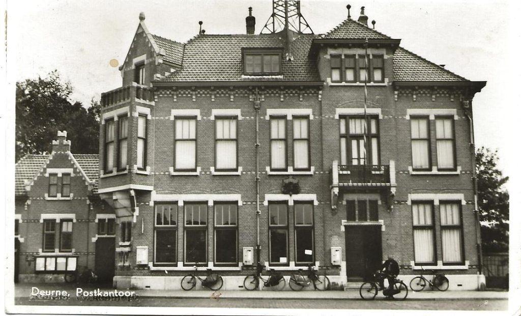 DEURNE POSTKANTOOR FIETSEN RIJWIEL ca  1963  nr 763, Verzenden, 1960 tot 1980, Gelopen, Noord-Brabant