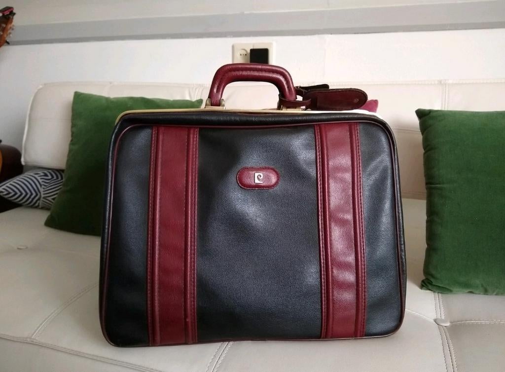 Vintage Pierre Cardin weekendtas, 40 tot 60 cm, 20 tot 30 cm, Zwart, Ophalen of Verzenden