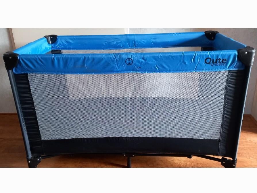 'Qute' Campingbedje + Extra Matras en Gratis Slaapzak!, Kinderen en Baby's, Babywiegjes en Ledikanten, Ophalen, Gebruikt, Reisbedje