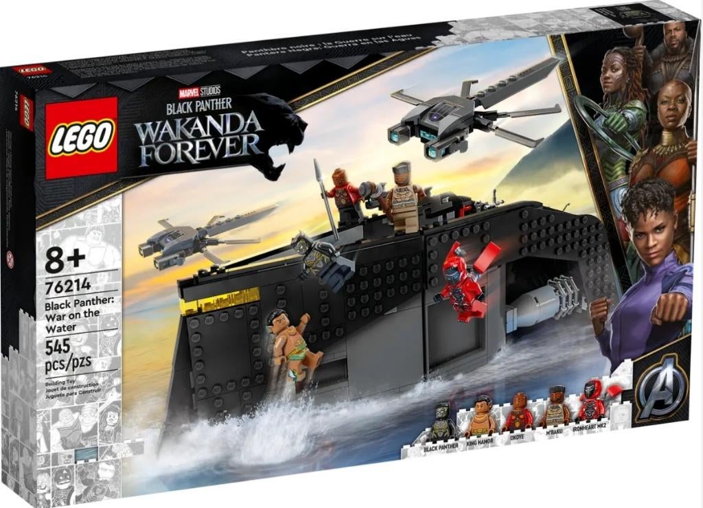 Lego Marvel 76214 Black Panther: Oorlog op het water NIEUW, Ophalen of Verzenden, Nieuw, Complete set, Lego