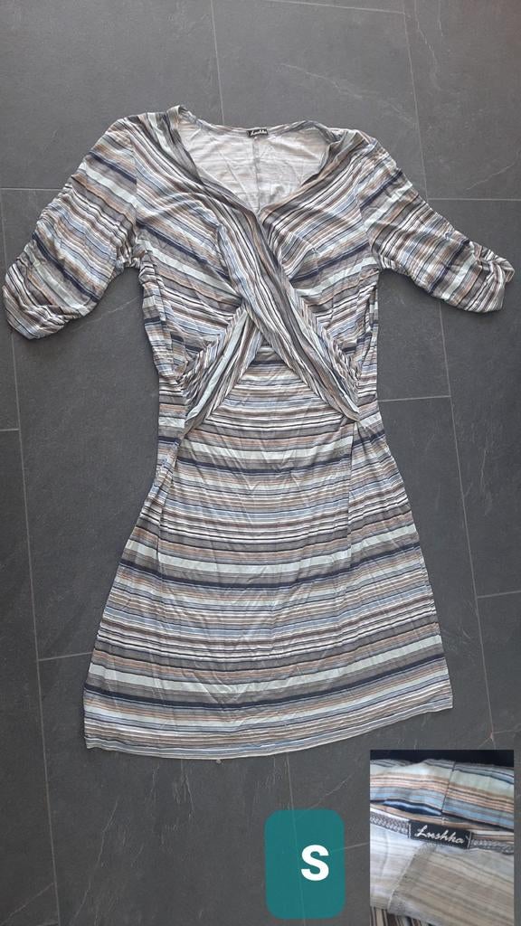 Gratis, Kleding | Dames, Positiekleding, Ophalen of Verzenden, Zo goed als nieuw, Blauw, Jurk