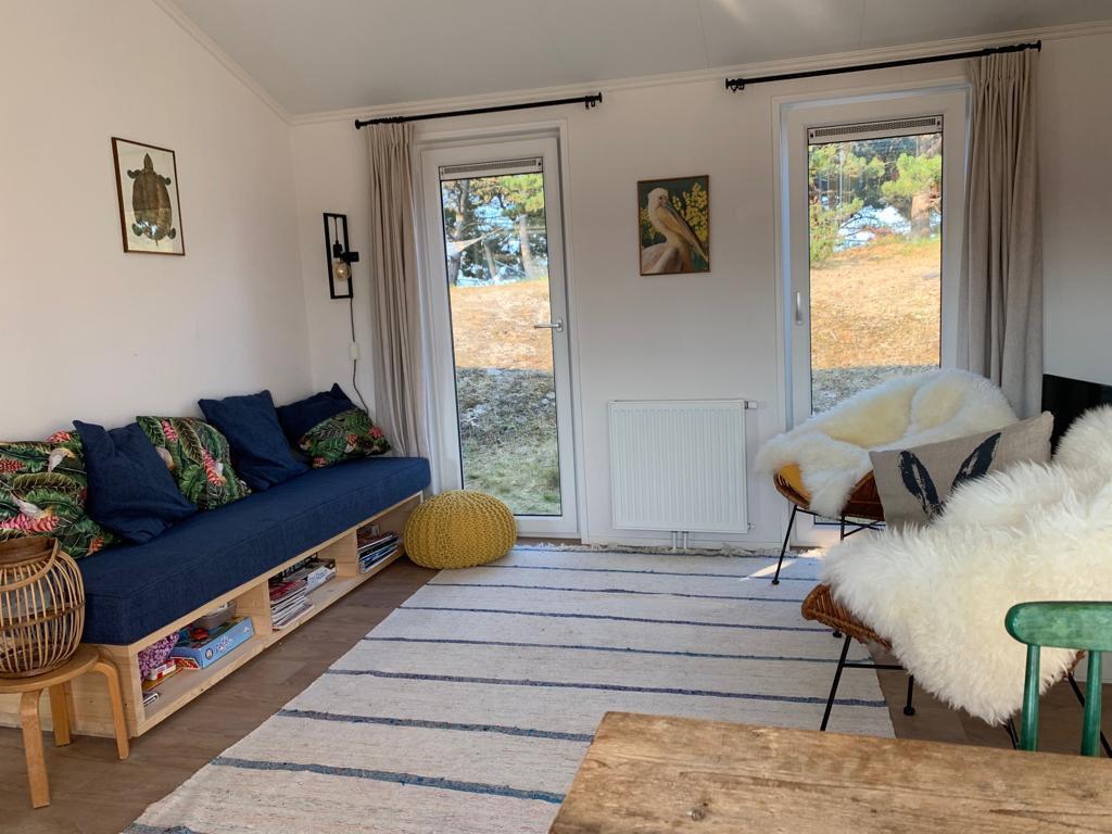 Vakantie chalet Texel - tot 8 april met 10% boekingskorting, 5 personen, Tv, Dorp, 2 slaapkamers