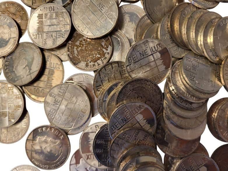 Nederland 1 kilo zilveren tientjes 1994 Benelux, Setje, Koningin Beatrix, Zilver, Ophalen of Verzenden