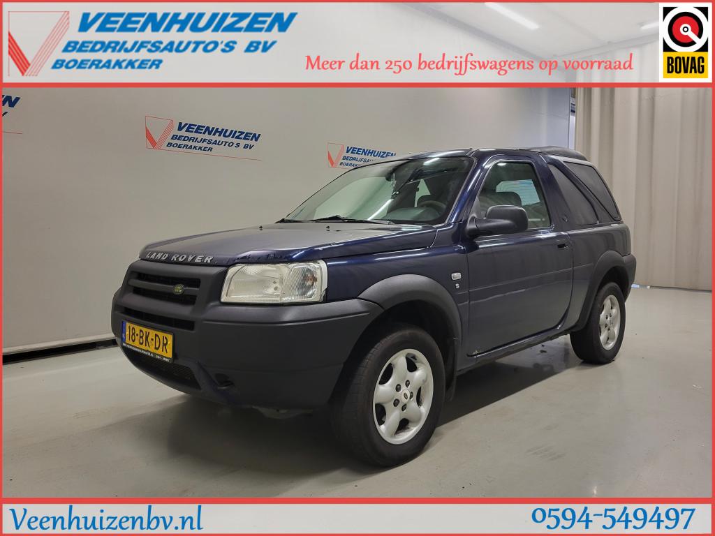 Land Rover Freelander 2.0Td4 MARGE! Trekhaak (bj 2003), Auto's, 4 cilinders, 2000 kg, Blauw, Bedrijf