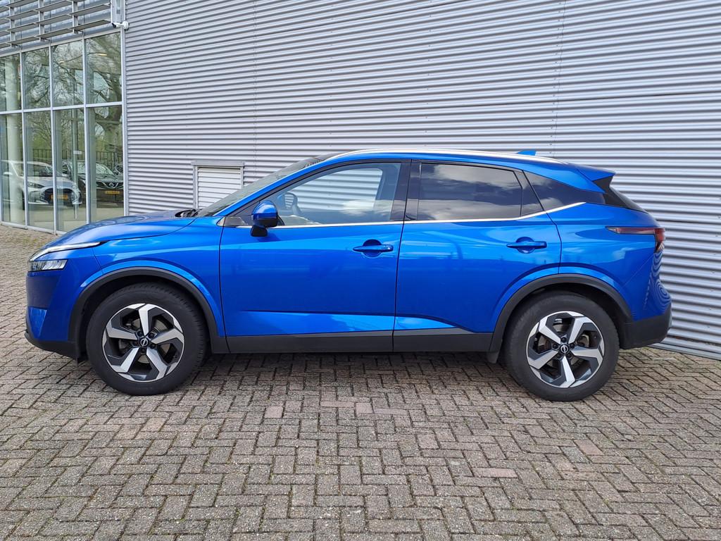 Nissan QASHQAI 1.3 MHEV Xtronic N-Connecta | Automaat | Pano, 12 maanden, Stof, Euro 6, Blauw