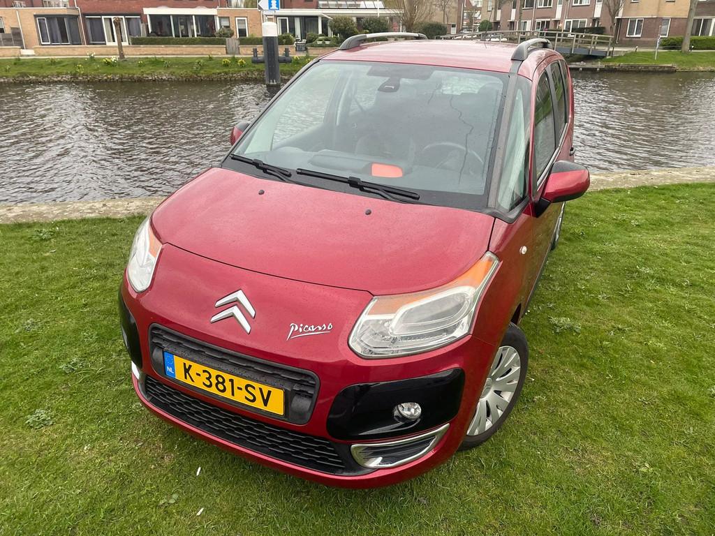 Citroen C3 Picasso 1.4 VTi Aura CLIMA HOGE INSTAP !, Voorwielaandrijving, Gebruikt, Zwart, Bedrijf