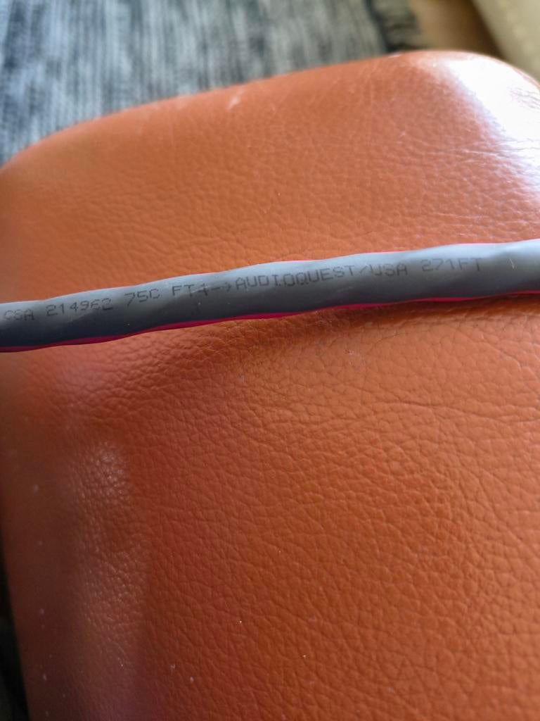 AudioQuest SLIP DB Luidsprekerkabel - 2x 8,5m - Topkwaliteit, Ophalen, Zo goed als nieuw, 5 tot 10 meter, Luidsprekerkabel