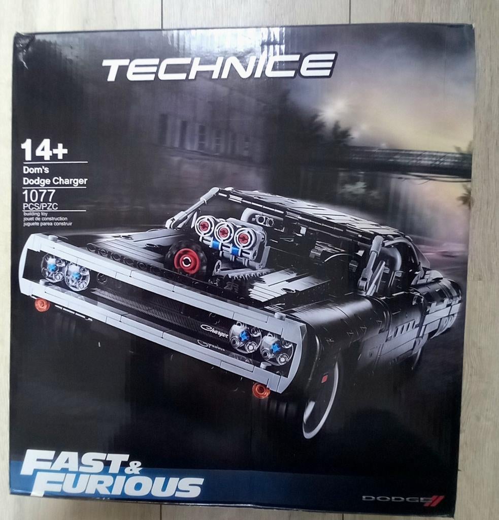 Technic bouwdoos Dodge Charger , Fast & Furious , bouwstenen, Ophalen of Verzenden, Nieuw, Overige merken