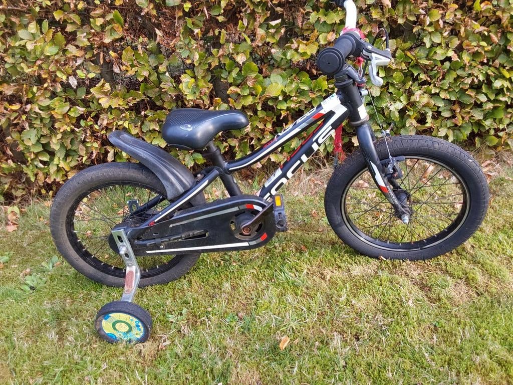 Kinderfiets 16 inch, Ophalen, Gebruikt, Staal, 16 tot 20 inch