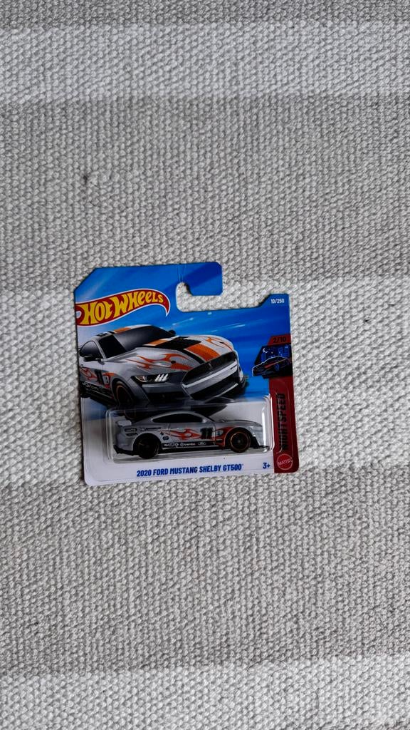 Hot Wheels 2020 Ford Mustang Shelby GT500 Grijs, 1:50 of kleiner, Auto, Nieuw, Ophalen