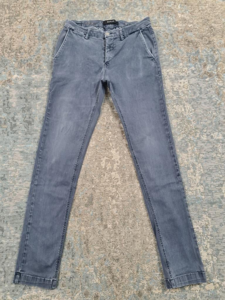 Replay ZEUMAR W30 L32 Slim HYPERFLEX STRETCH Bronno3032, Wolvenstraat 19, 1016EN, Amsterdam, Ophalen of Verzenden, Zo goed als nieuw