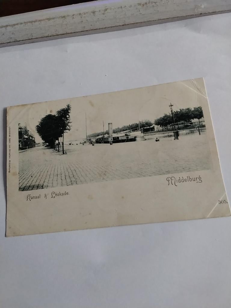 MIDDELBURG. KANAAL & LOSKADE. 1900, Ophalen of Verzenden, Voor 1920, Zeeland