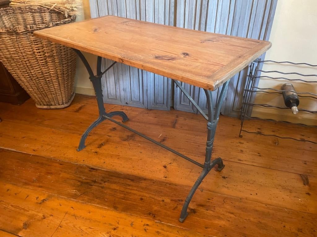 Schitterende Bistrotafel Tuintafel Tafel Frans antiek, Ophalen