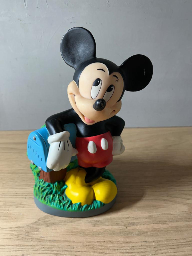 Disney Mickey Mouse Spaarpot, Ophalen of Verzenden, Mickey Mouse, Gebruikt, Beeldje of Figuurtje
