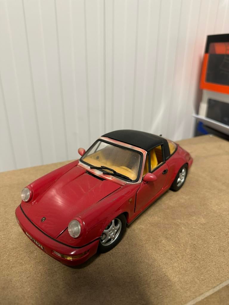 Porsche 911 carrera 2 modelauto 1:18 Anson, Ophalen of Verzenden, Zo goed als nieuw, Auto, Overige merken